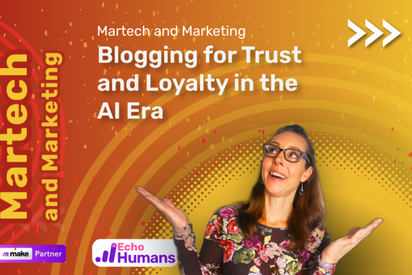 This is a image for our post about Blogging for Trust and Loyalty in the AI Era image