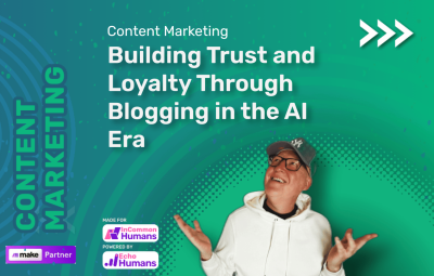 This is a image for our post about Building Trust and Loyalty Through Blogging in the AI Era image