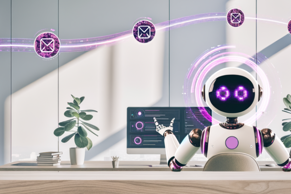 AI is transforming email marketing with automation, enhanced personalization, predictive analytics, and smarter content creation, improving engagement and ROI.
