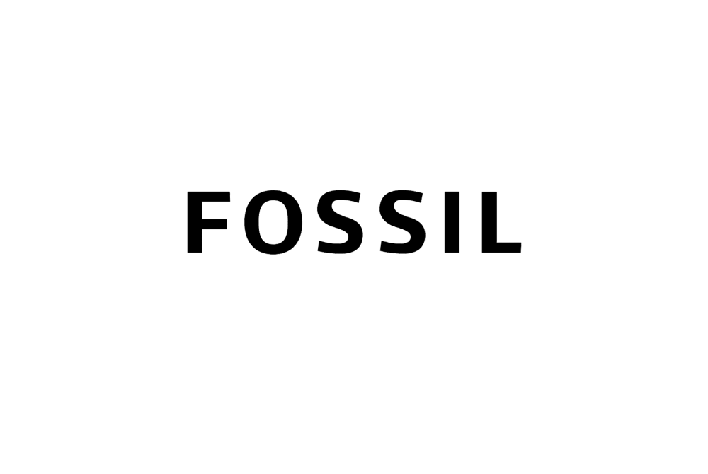 Fossil - case study logo in black