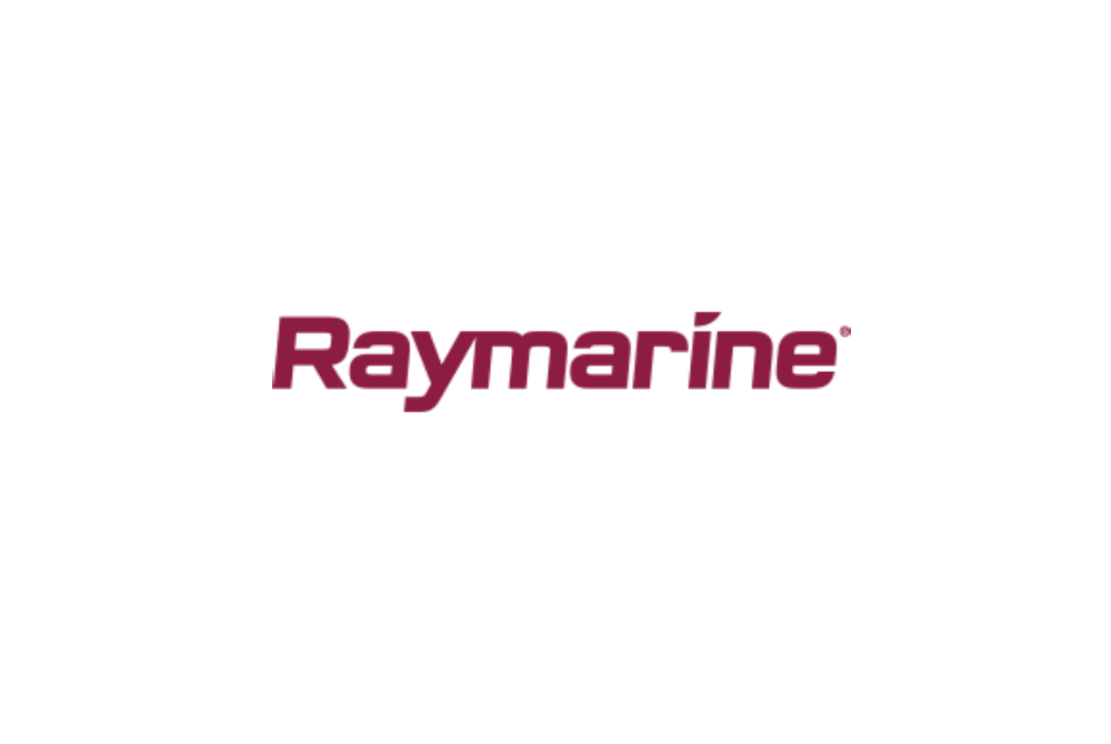 Raymarine - case study logo in red.