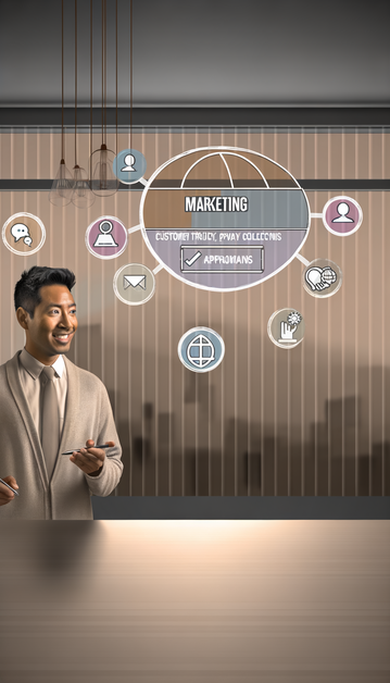 Learn ethical methods for collecting and using customer data in marketing strategies with a focus on privacy, AI integration, and transparency. image