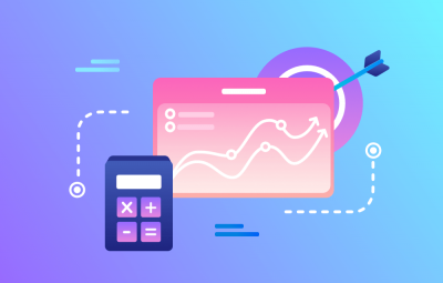 An illustration of How to attract new clients. Calculating growth illustration.